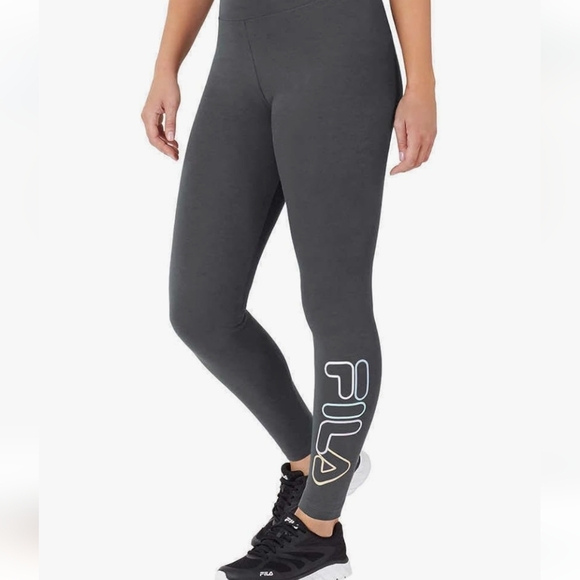 Women's Gray Fila tights leggings - size Small like new - Picture 1 of 5